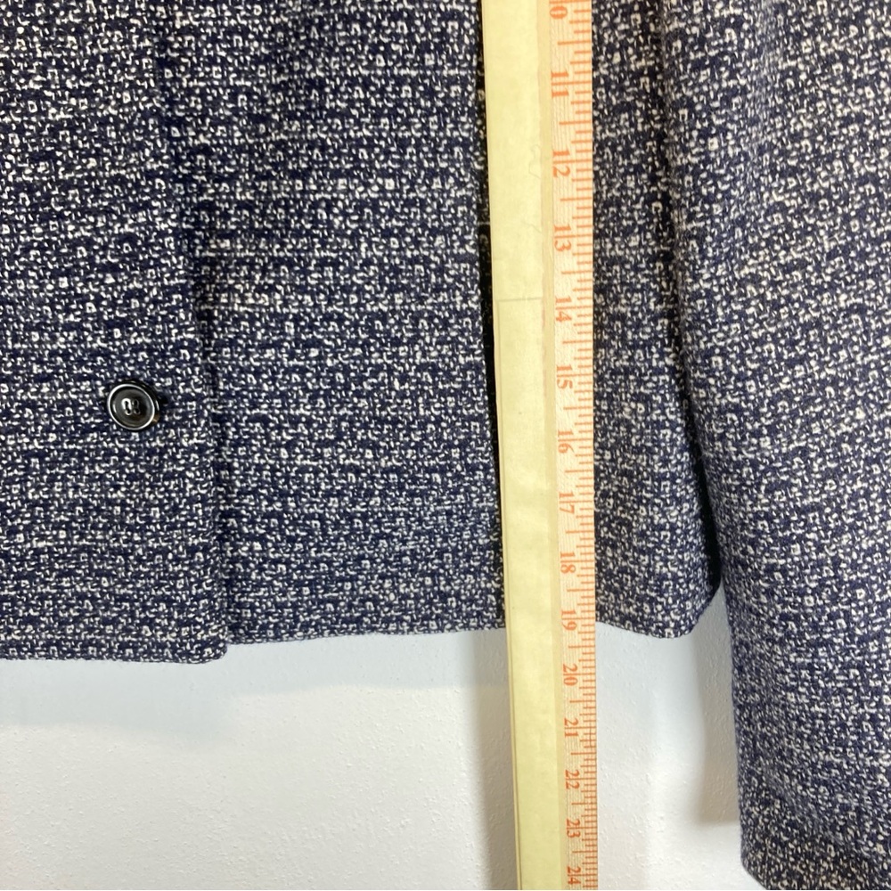 Luciano Barbera Blazer Coat Cashmere Wool Gray Sz 42 Pockets Button UP Italy - Picture 6 of 11